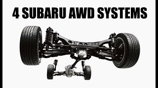 How Every Single Modern Subaru AWD System Works [upl. by Ppilihp]