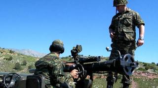 M40A1 RR firing M8C 50 cal and submunition [upl. by Turpin575]