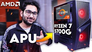 AMD Ryzen 5700G APU PC Build  Gaming Editing amp Benchmarks [upl. by Anytsirk832]