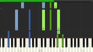 George Frideric Handel  Hornpipe from The Water Music Suite  Piano Cover Tutorials [upl. by Yrevi]