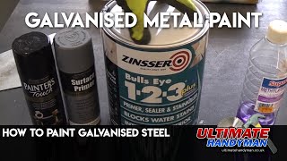 How to paint Galvanised steel [upl. by Austen]