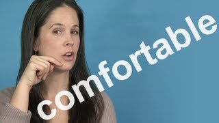 How to Pronounce COMFORTABLE  AMERICAN ENGLISH PRONUNCIATION [upl. by Ohcirej]