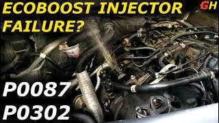 How To Diagnose P0087 P0302  EcoBoost F150 35 [upl. by Ahael]