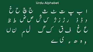 Urdu Alphabet  Pronunciation [upl. by Yetnom]