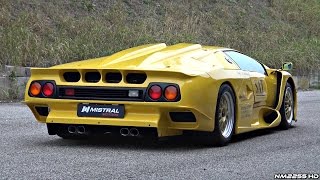 UltraRARE Lamborghini Diablo GT1 Stradale  Start Up Revs amp Overview [upl. by Aynwad]