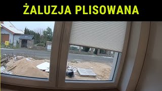 🔴EP49 Żaluzje plisowane plisy Jak zamontować roletę żaluzje plisowaną [upl. by Fey]