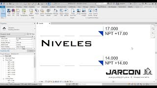 Crear y configurar Niveles  Tutorial Revit 2019 [upl. by Swarts]