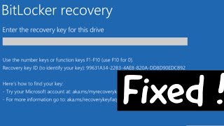 How to recover Bitlocker Recovery Key in Windows 10 in any PCLaptop  2021 [upl. by Ecinrev]