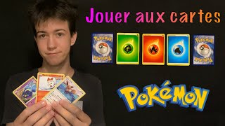 ASMR  Comment JOUER aux cartes POKÉMON [upl. by Syxela]