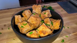 Air Fryer Crispy Tofu Recipe  healthy recipe channel [upl. by Gwynne]