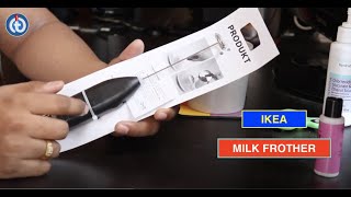 IKEA MILK FROTHER Review amp Battery Installation [upl. by Nyrahtak]