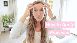 How to Apply Frownies Facial Patches [upl. by Nylirrehs760]