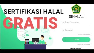 Cara Pendaftaran Sertifikasi Halal Gratis BPJPH [upl. by Hadeis]