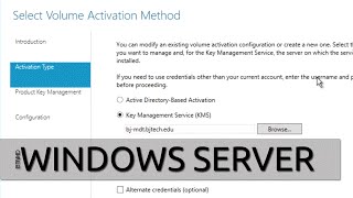 How To Setup KMS Key Management Server For Activating Windows 10 [upl. by Alissa648]