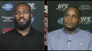 Jon Jones vs Daniel Cormier off air ESPN heated exchange DEATH THREATS Sportscenter UFC 182 [upl. by Attey]