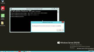 Activate Microsoft Windows Server 2012r2 KMS server CMD  Command Prompt [upl. by Claudian]