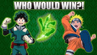 Naruto vs Deku  Who Would Win  Shonen Showdown [upl. by Sucramat]