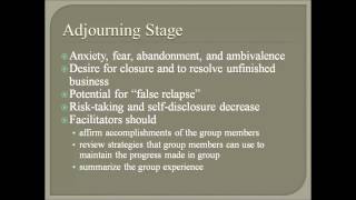 Stages of Group Counseling [upl. by Gus]