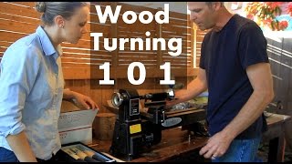 How to Turn Wood on a Lathe  Intro to Woodturning [upl. by Yslek164]