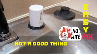 💦 Dishwasher Leaking Water At Air Gap 💦  EASY FIX [upl. by Luthanen707]