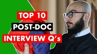 Top 10 Postdoc Interview Questions  How To Answer Post Doctoral Questions [upl. by Karlin]