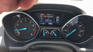 FORD ESCAPE  HAZARD FLASHERS  HOW TO TURN ON AND OFF [upl. by Akyeluz]