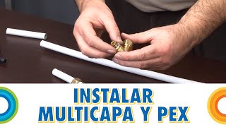 Instalar multicapa y PEX sin herramienta profesional Bricocrack [upl. by Lipp]