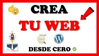 ✔️ Crear PAGINA WEB con WORDPRESS 🥇 Desde Cero 🚀 [upl. by Enimzzaj201]