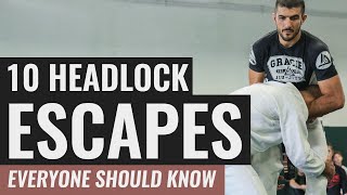 10 Headlock Escapes EVERYONE Should Know [upl. by Seraphina]