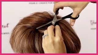 How to Thin Out a Wig Official Godivas Secret Wigs Video [upl. by Joost793]