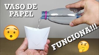 COMO HACER UN VASO DE PAPEL [upl. by Murray]