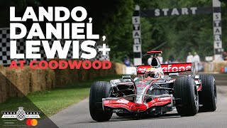 Every current F1 star’s Goodwood debut  Festival of Speed [upl. by Lanevuj]