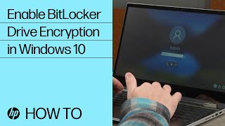 Enabling BitLocker Drive Encryption in Windows 10  HP Notebook PCs  HP Support [upl. by Cirda]