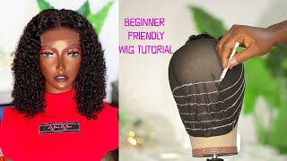 HOW TO DO A LACE CLOSURE WIG FOR BEGINNERS  FT Shes Omoni Hair [upl. by Airt571]