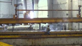 Galvanizing a Felling Semi Trailermov [upl. by Einnim]