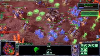 Starcraft 2 All In Brutal Air Version Hive Mind Emulator  Part 1 [upl. by Garbe978]