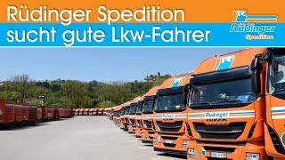 Rüdinger Spedition sucht gute LkwFahrer [upl. by Dachy423]