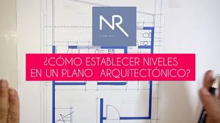 ¿COMO ESTABLECER NIVELES EN UN PLANO ARQUITECTÓNICO [upl. by Sheela]