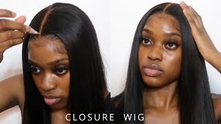 No More Frontals BEST 6x6 HD LACE CLOSURE WIG INSTALL Easy Beginner FriendlyWIGGINS HAIR [upl. by Liz]