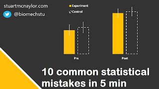 Ten Statistical Mistakes in 5 Min [upl. by Gonagle]