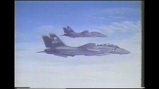 F14 Tomcat MiG Killer  Actual Real Life Dog Fight Footage [upl. by Aldarcy]