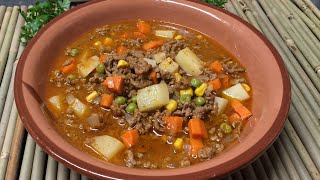 PICADILLO DE RES DELICIOSA RECETA [upl. by Eniawd113]