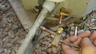 Replacing Service Valve King Valve HVAC Repair [upl. by Yvor]