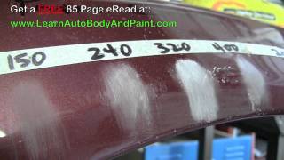 Most Common Autobody Sand Paper Grits  80 Grit 150 Grit 240 Grit 320 Grit 400 Grit 2000 Grit [upl. by Yorgo]