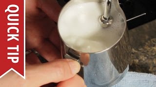 How to AutoFroth Milk for Lattes [upl. by Saraiya88]