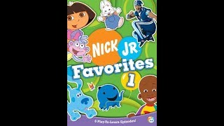 Opening To Nick Jr FavoritesVolume 1 2005 DVD [upl. by Lekar]