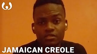 WIKITONGUES Tajaun speaking Jamaican Creole English  Jamaican quotPatoisquot [upl. by Burrill923]