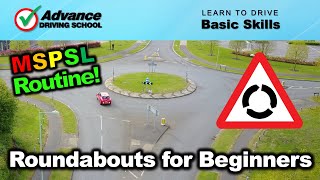 Roundabouts for Beginners  Learn to drive Basic skills [upl. by Zumwalt]