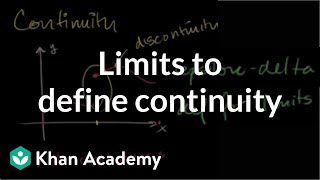 Limits to define continuity [upl. by Sheryl]