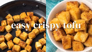 Easy CRISPY Tofu [upl. by Lodnar477]